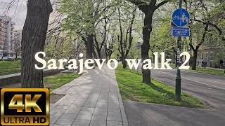 Sarajevo walk 2 ASMR 2024 4K HDR #sarajevo #bosnia #sarajevobosnia #walkingtour #walking #walk