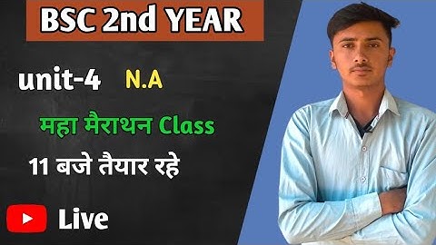 Bsc 2nd Year // Revision class/Numerical Analysis // Paper-3