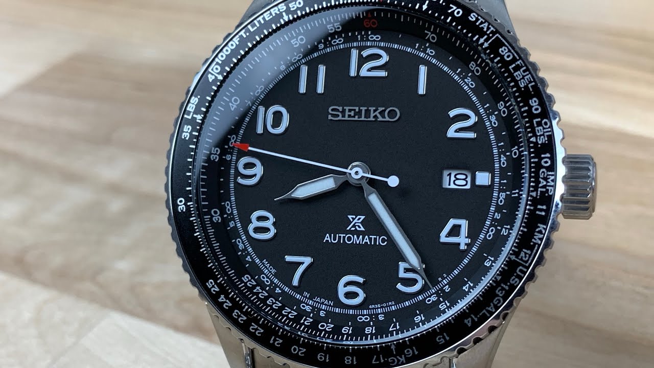 Seiko srpb57 (flight watch) - YouTube