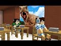 TEM UM DINOSSAURO DENTRO DA SALA DE AULA NO MINECRAFT!!