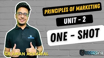 PRINCIPLES OF MARKETING | ONE - SHOT | UNIT - 2 | B.COM | Odisha