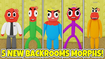 [10/12 UPDATE] How to get ALL 5 NEW BACKROOM MORPHS in BACKROOMS MORPHS! - Roblox