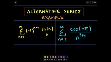 More Alternating Series Examples