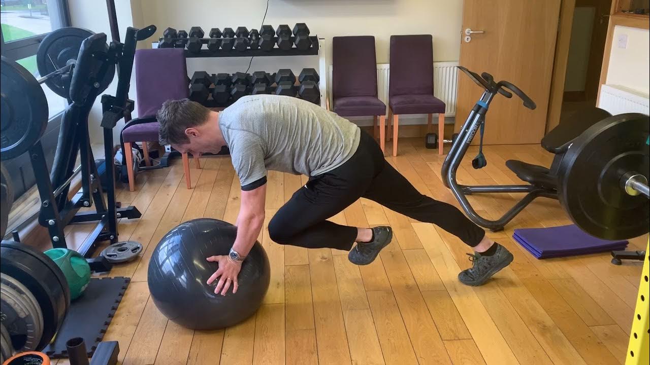 Swiss ball mountain climbers YouTube