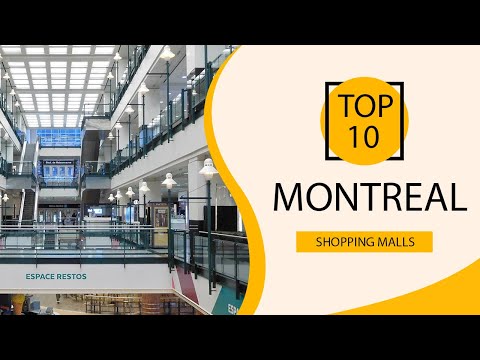 Video: Montreal Shopping Malls (Centres d'Achat)