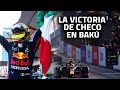 La VICTORIA de CHECO PÉREZ en BAKÚ | La REACCIÓN de RED BULL por su TRIUNFO