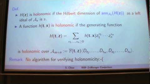 Proof of the Wilf-Zeilberger conjecture Part 1