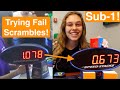 Retrying My Official 2x2 Sub-1 FAIL Scrambles!