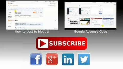 How to add Google adsense code to blogger site
