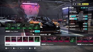 Mazada RX 7 Spirit R - All Maxed out Engines Stats+Sound | Need for Speed Heat