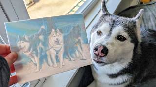 This 3d Print of My Husky Is Unreal!  Check this Out!