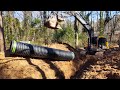 Laying All The 36" Storm Drain Pipe