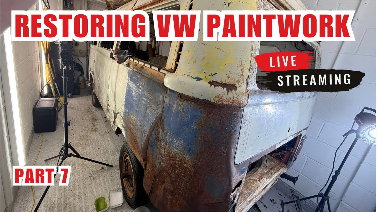 Restoring 56 year old paint - Live - VW Bus
