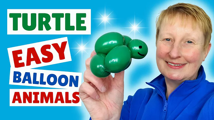 ONE Balloon TURTLE Tutorial 🐢 How to Make a TURTLE Balloon Animal for Beginners