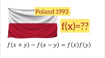 Poland 🇵🇱 Math Olympiad 1993 - Algebra - Functional Problem f(x)?!