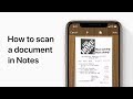 How to scan documents on your iPhone with the Notes app — Apple Support