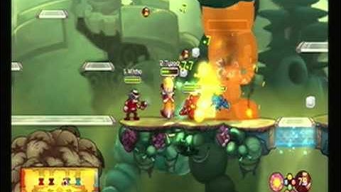 Awesomenauts: Speed-run/XP farming with Voltar(see desc!)