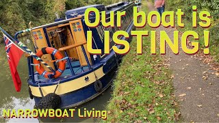 NARROWBOAT Living  Why are we LISTING? Beautiful Autumn Reflections! Our cruise to Cosgrove! Ep68