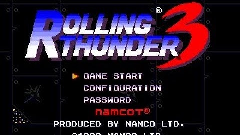 Rolling Thunder 3 Genesis Longplay