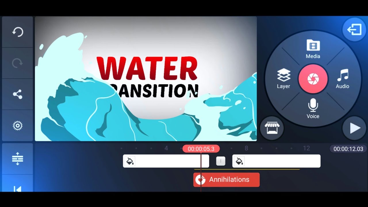 How To Make Water Splash Transition On Android! YouTube