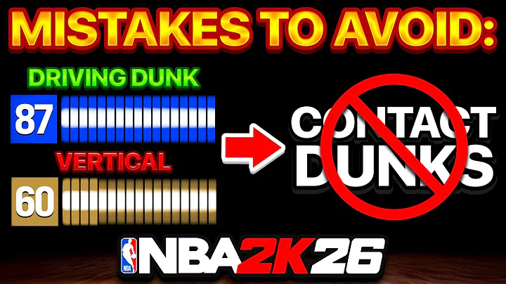 MISTAKES TO AVOID WHEN MAKING YOUR BUILD IN NBA 2K26..