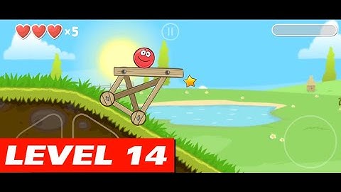 Red Ball 4 Level 14 Walkthrough Playthrough Video 100% Achievements