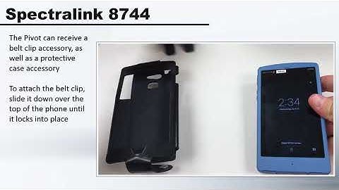 Spectralink 8744 Pivot   Protective Case and Belt Clip