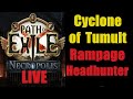 Cyclone of Tumult Slayer - I Feel Immortal Now - Path of Exile Necropolis PoE 3.24 - Live