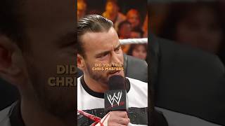 Chris Masters On CM Punk Mentioning Him By Name After His Release