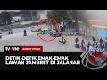Emak-emak Nekat Aksi Wheelie Berujung Gagal, Wajib Waspada!