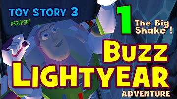 BUZZ LIGHTYEAR (Toy Story 3 PS2/PSP Gameplay) BUZZ ADVENTURES - The Big Shake!