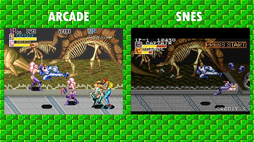 Arcade Vs SNES - Captain Commando