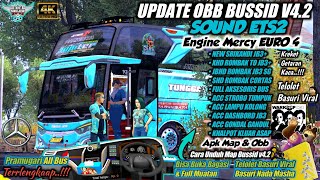 UPDATE TERBARU !! OBB BUSSID V4.2 SOUND ETS2 MERCY EURO 4 KREKET | Basuri Nada Masha | Grafik Hd