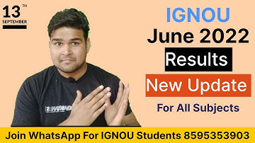 IGNOU June 2022 Result New Update | IGNOU RESULTS 2022 | IGNOU RESULTS UPDATE | STUDY HEIGHTS |