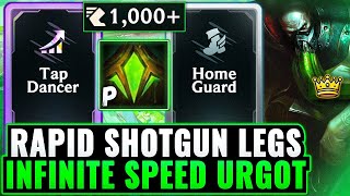Unreal Urgot W Interaction Broken Infinite Speed Missiles Build League Arena Gameplay