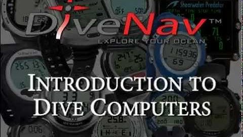 Introduction to Dive Computers - m1s1