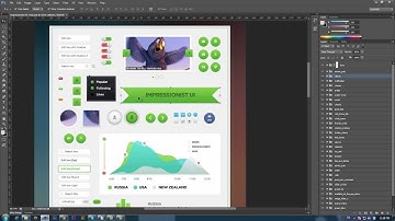 UI Kit Introduction - How to Open, Detect, Copy, Move, Save in Photoshop