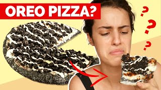 OREO PIZZA, The More You Eat The Worse It GETS // pizza review