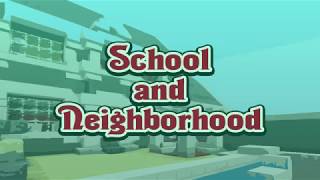 School and Neighborhood 2018 New Adventure MCPE screenshot 1