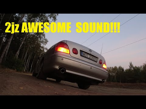 Lexus Gs300 1999 2jz-ge exhaust sound and acceleration STOCK