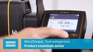 Product Essentials series: MicroTorque: MicroTorque tool comparison | Atlas Copco USA screenshot 1
