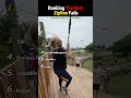 Ranking The Best Zipline Fails #funny #games #montage #shorts