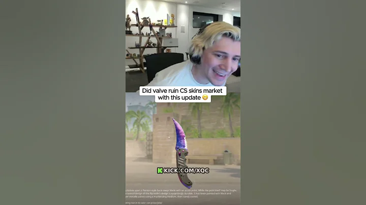 Did valve ruin CS skins market with this update😬 #xqc #cs2 #counterstrike #csgo #shorts