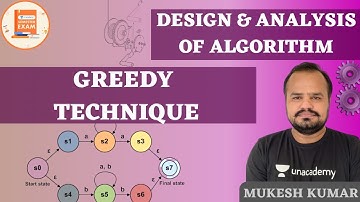 Greedy Technique | Design & Analysis of Algorithm | Mukesh Kumar