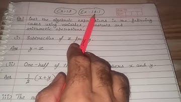 Q 1, Ex 12.1 - Algebraic Expressions - Chapter 12 - maths class 7th - NCERT