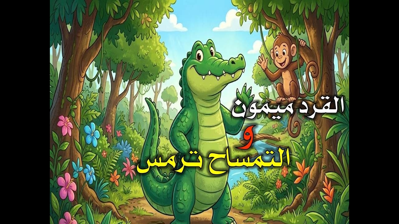 خدعة القلب المفقود كيف هرب القرد الذكى من فخ التمساح الجائع