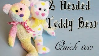 Famous Sewing a 2 Headed Teddy Bear recycling Wealth