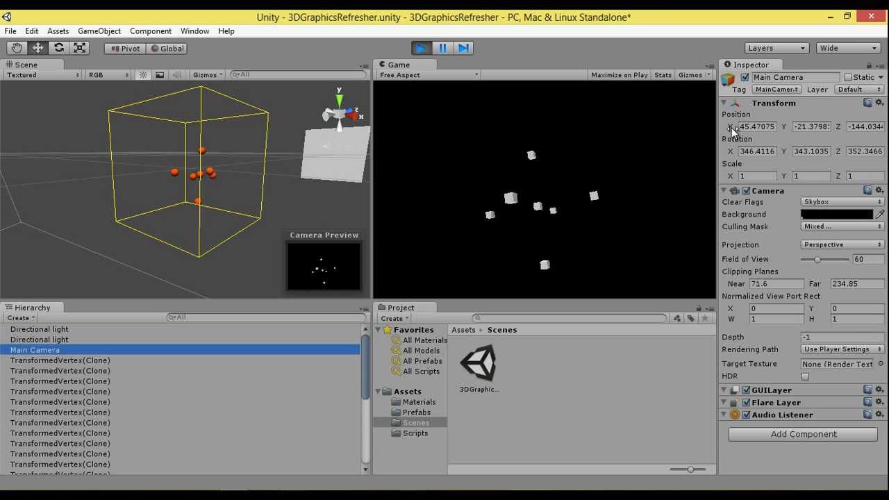 Visualising The OpenGL 3D Transform Pipeline Using Unity YouTube
