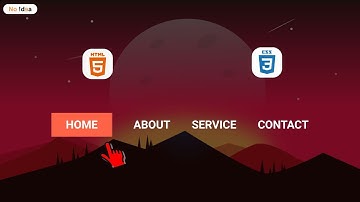 Creative HTML CSS Menu Hover Animation Effects. HTML, CSS Only