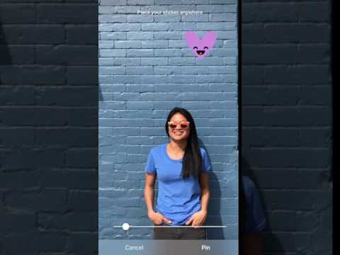 Instagram Stories Sticker Pinning Demo Video